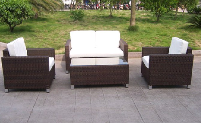 Rattan sofa set